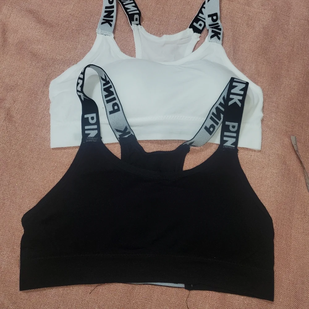 New 2 Women's Seamless Push Up Sports Bra, Push UP Bra with Padded and Strappy B - Picture 3 of 6